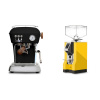 Ascaso Dream PID, Dark Black + Eureka Mignon Specialita, CR yellow
