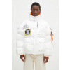 Bunda Alpha Industries NASA Puffer Artemis pánska, biela farba, zimná, 148136
