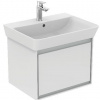 Ideal Standard Connect Air - Skrinka pod umývadlo Cube 60 cm, 53x41x40 cm, lesklá biela/svetlosivá mat E0846KN