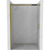 Mexen Omega posúvacie sprchové dvere 120 cm, transparentnéné, zlatá - 825-120-000-50-00