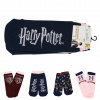 Textilomanie Ponožky HOGWARTS modro-ružové, 4 páry - rôzne veľkosti Veľkosť: 39 - 42