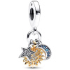PANDORA Dvojfarebné nebeské motívy 762676C01 (Ag 925/1000, 1,8 g)