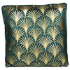 Vankúš - Dekoratívne vankúš 45x45cm zlaté listy mäkké (Dekoratívne vankúš 45x45cm zlaté listy mäkké)