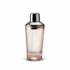 Ružový sklenený šejker Milan 370 ml