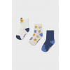 Detské ponožky Mayoral 3-pak 10137.3F.Baby.PPY2 tmavomodrá 25/26