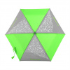 Detský skladací dáždnik s reflexnými obrázkami, Neon Green - STEP BY STEP 124891