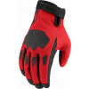 MOTOCYKLOVÉ RUKAVICE ICON HOOLIGAN CE RED 2XL