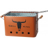 PROGARDEN Prenosný gril na drevené uhlie GRILL KING 43 x 20 cm tehlová (KO-C83000140)