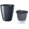 kvetináč 47,5cm MAZE DBMZ500-S433 antracit plastový PROSPERPLAST