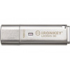 Kingston IronKey Locker+ 50 128GB /USB 3.1/USB-A/Stříbrná IKLP50/128GB