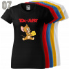 Malfini Dámske tričko s motívom Toma a Jerryho – 11 dizajnov, viac farieb Veľkosť: M, Motív: Motív č. 7
