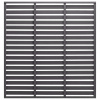 Plotový dílec WPC 180 x 180 cm šedý Šedá 318110