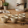 SELTMANN WEIDEN BEAT COLOR GLAZE 6 ks 350 ml - porcelánová sada šálok na kávu, bledomodrá