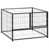 vidaXL Koterec pre psa čierny 100x100x70 cm oceľ - Čierna - 22208-163727