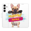 Flip pouzdro iSaprio - Samsung Galaxy S24 s vlastním motivem a kapsičkami na karty (Flip knížkové pouzdro, kryt, obal iSaprio - Samsung Galaxy S24 s vlastním potiskem, 360° ochrana telefonu, přihrádka