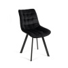 KK Čalúnená jedálenská stolička NIKI čierna