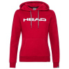 Dámske mikiny Head Club Rosie Hoodie - red - Červený (M)