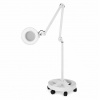 NANI kozmetická LED lampa s lupou na kolieskach 24W – White