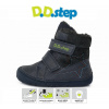 D.D.STEP Zimné barefoot topánky 073 hviezda - royal blue Veľkosť-obuvi: 20