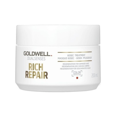 Goldwell Dualsenses Rich Repair 60sec Treatment - Maska pre suché a poškodené vlasy 200 ml