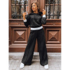 Dámsky čierny komplet mikiny a nohavíc, ay0952-UNI UNI