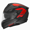Helma NOX N304S CARVER černá matná/červená - 2XL