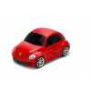 Detský cestovný kufor na kolieskach Volkswagen Beetle, červený