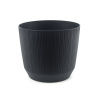 Prosperplast Kvetináč RYFO antracit 14,6cm