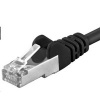 Premiumcord sp6asftp070C Patch, CAT6a S-FTP, RJ45-RJ45, AWG 26/7, 7m, černý