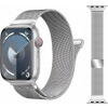 Náramok pre Apple Watch 10 9 8 7 6 5 4 Magnetický Strieborný