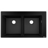 Hansgrohe S51 S510-F770 granitový dvojdrez Grafitová Čierna HG 43316170