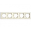 VISAGE IVORY Päťnásobný rámik(horizontálny/vertikálny) béžová