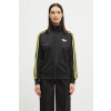 Mikina adidas Originals Firebird dámska, čierna farba, s nášivkou, JP2296