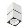 ITALUX SLC7562/28W 4000K WH+BL | Sevilla-Square Italux stropné svietidlo otočné prvky 1x LED 2350lm 4000K čierna, biela