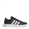 adidas Court Base 2 Trainers Mens Black/White 9 (43.3)