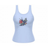 Dámske tielko Tank Top Vtáčik s ruží