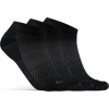 Funkční ponožky CRAFT CORE Dry Footies 5-pack - černá Velikost: 37-39