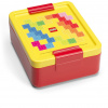 Smartlife LEGO Brick box na desiatu - červená/žltá