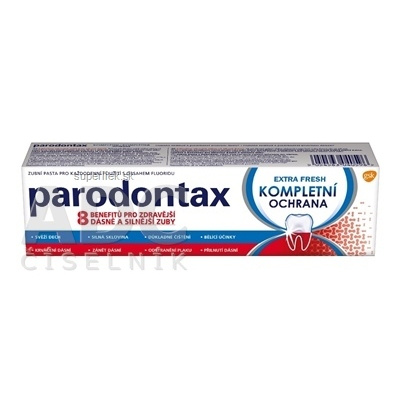 Parodontax KOMPLETNÁ OCHRANA EXTRA FRESH zubná pasta 1x75 ml, 5054563040596