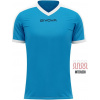 Givova Revolution Interlock Futbalový dres svetlomodrá biela MAC04 0503
