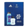 Adidas darčeková sada UEFA 10 – voda po holení 100 ml + sprchový gél