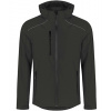 Promodoro Pánska zateplená softshellová bunda E7860 Charcoal -Solid 5XL