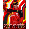 CUKROVÁ TLAČ jedlý obrázok na tortu Cukrová hmota Charles Leclerc Ferrari Formula