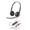 Poly náhlavní souprava Blackwire 3220, USB-C/A adaptér, stereo (bulk) 8X228A6 HP