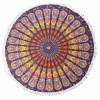 Obrús na stôl - Obrus 135 x 135 cm koleso (Indická mandala obrusová posteľná posteľná dekorácia pareo 135 cm)