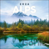 NOTIQUE nástěnný poznámkový kalendář Alps (Alpy) 2026 - Notique