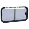 Posuvné boční okno z bezpečnostního kouřového skla 800x340 SHIP-CAR