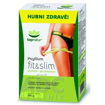 TOPNATUR s.r.o. topnatur PSYLLIUM fit & slim krabica prášok, 1x200 g