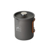 CAMP so sítkom Kanvica FRENCH PRESS 600 ml ŠEDÁ