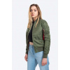 Bunda Alpha Industries MA-1 VF 59 133009.01-green, dámsky, zelená farba, prechodná
